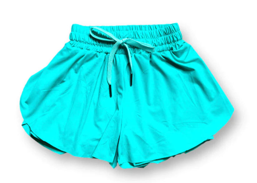 BUTTERFLY SWING SHORTS- Teal