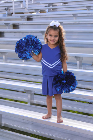 Trotter Street Kids Royal Blue Cheer Uniform