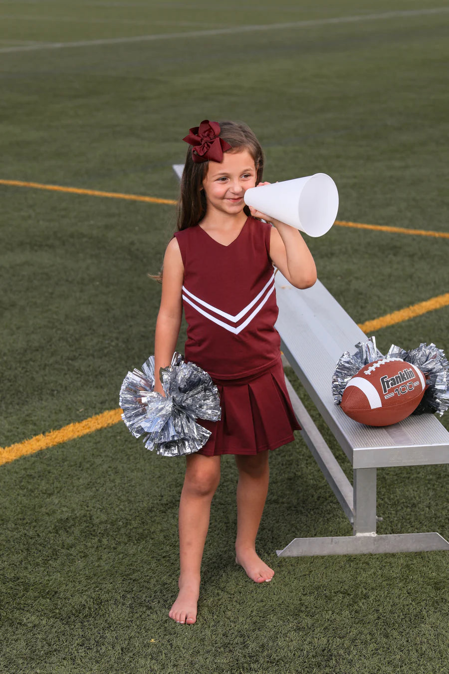 Trotter Street Kids Maroon Cheer Uniform