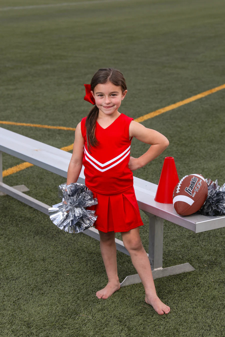 Trotter Street Kids Red Cheer Uniform