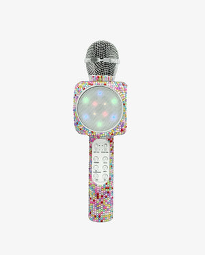 Wireless Express Sing-Along Bling Confetti Bluetooth Karaoke Microphone