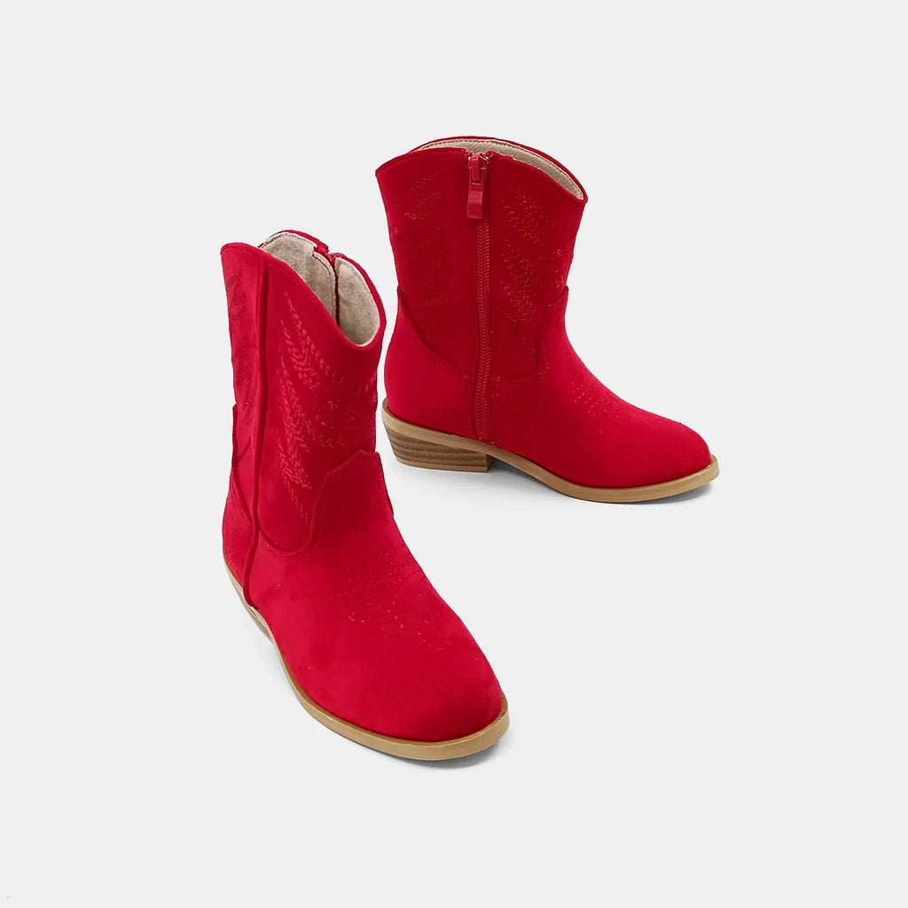 Zahara Red Boots – Ashley's Children's Boutique