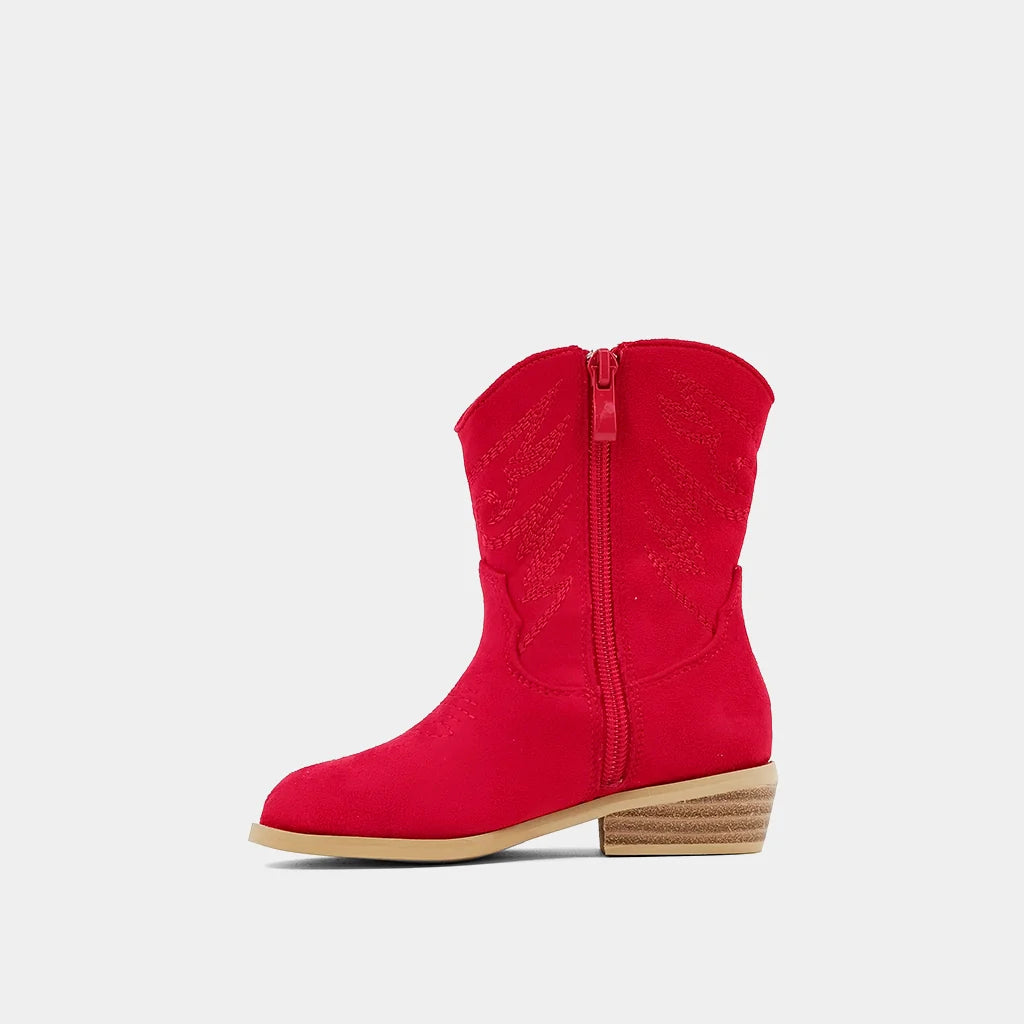 Zahara Red Boots – Ashley's Children's Boutique