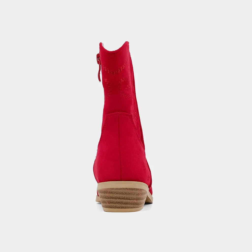 Zahara Red Boots – Ashley's Children's Boutique