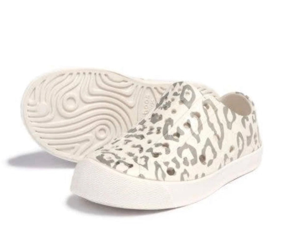 Cream Leopard Waterproof Sneaker