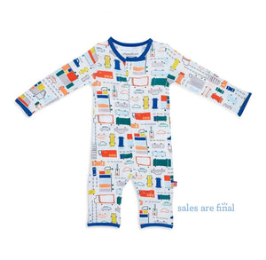 Traffic Jammies Modal Magnetic Coverall