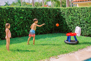 ittle Tikes Basketball Training Set For Kids. Giant Splash N Fun Inflatable Floating Basketball.