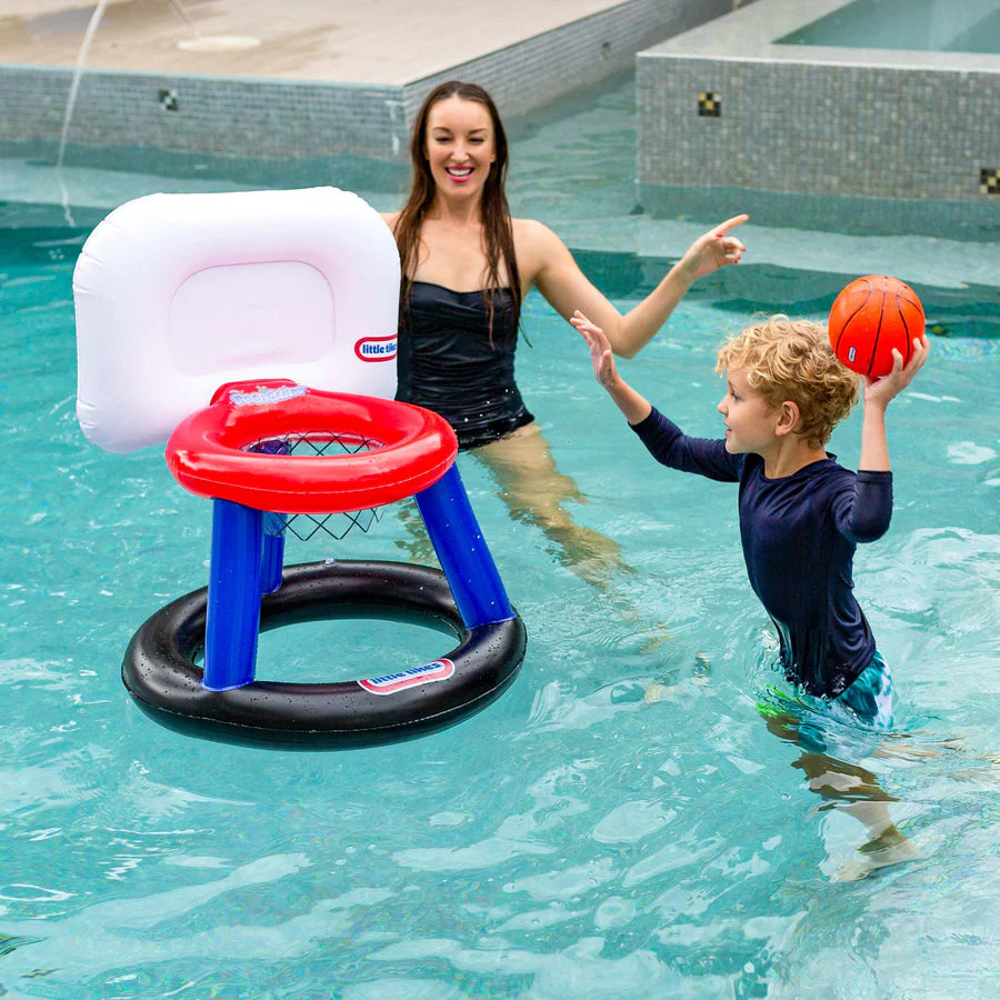 ittle Tikes Basketball Training Set For Kids. Giant Splash N Fun Inflatable Floating Basketball.