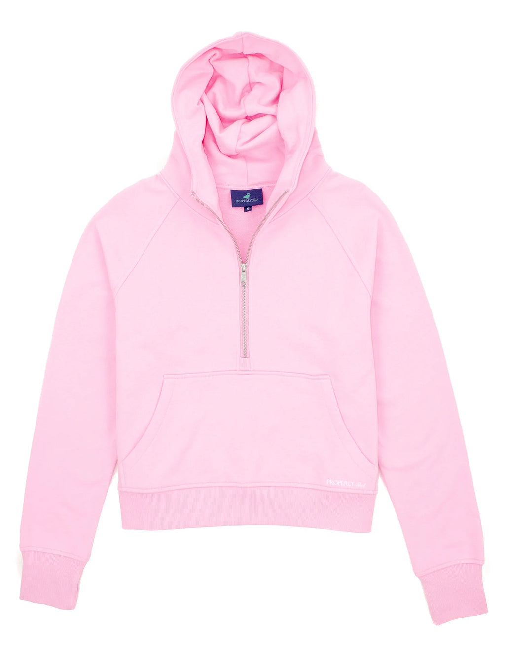 Adult Apres Ski Crop Hoodie Bubblegum