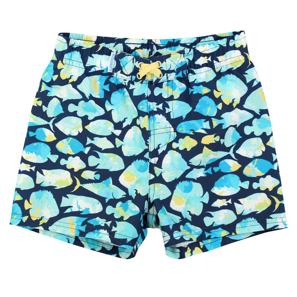 Boys RuggedButts Fish Friends Swim Trunks