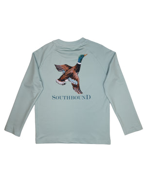 Southbound Duck LS Perf Tee