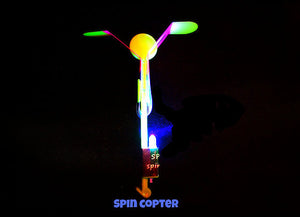 SPIN COPTER LED WITH LIGHTNING LAUNCHER