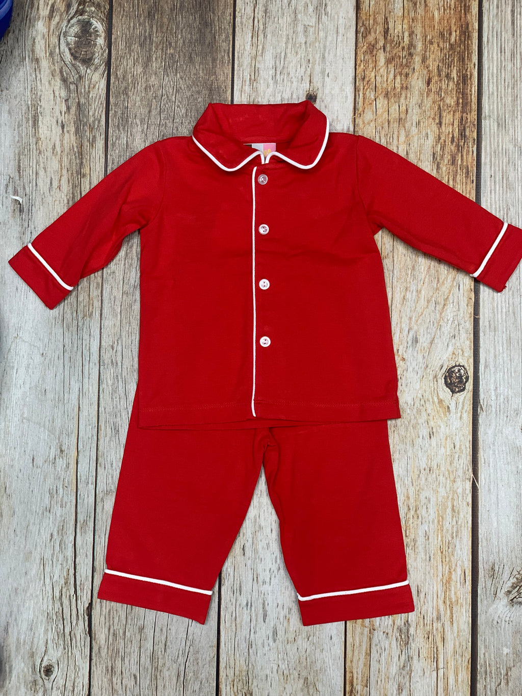 Banana Split Red Mono Boys 2pc Set